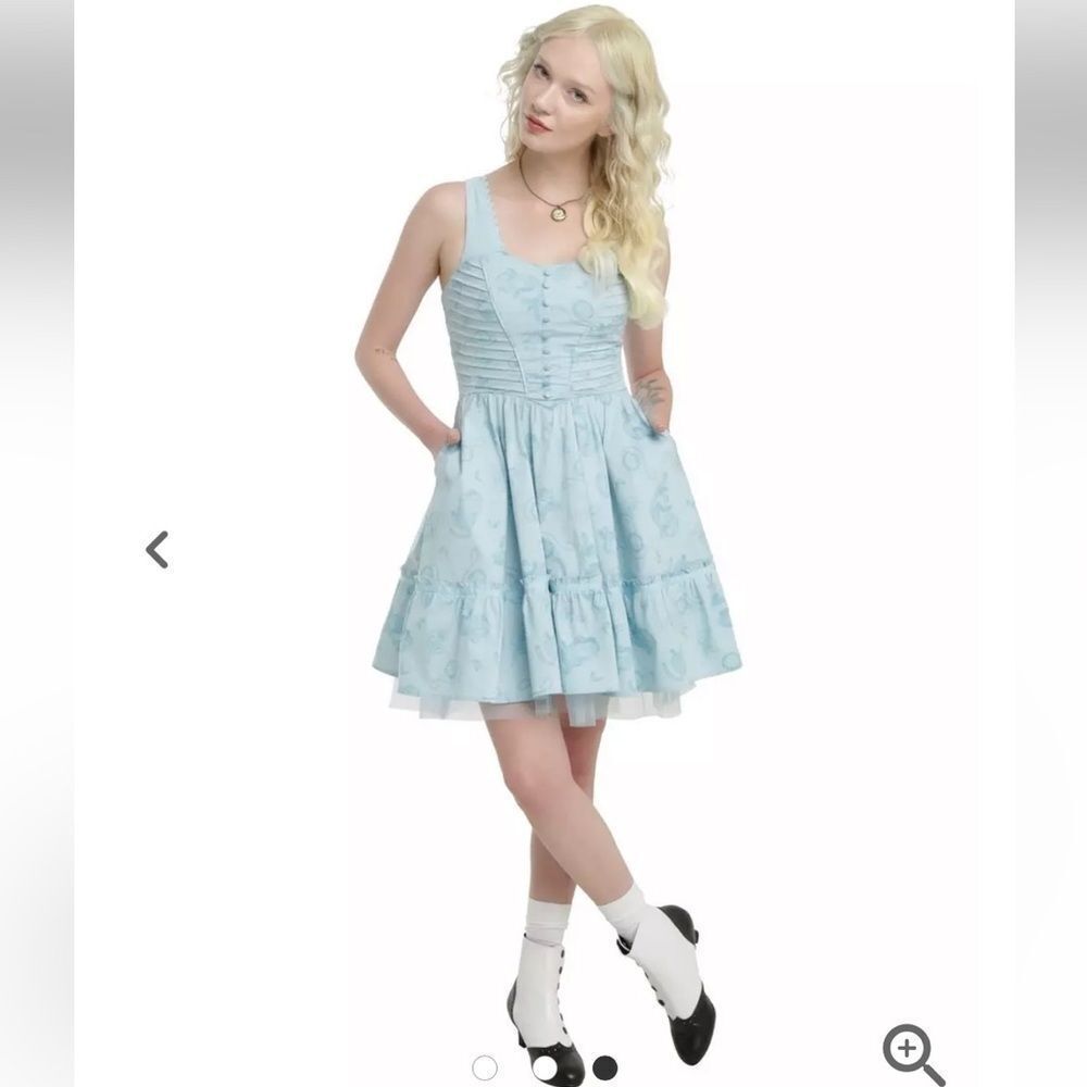 Hot Topic Light Blue Mini Dress - Picture 2 of 15